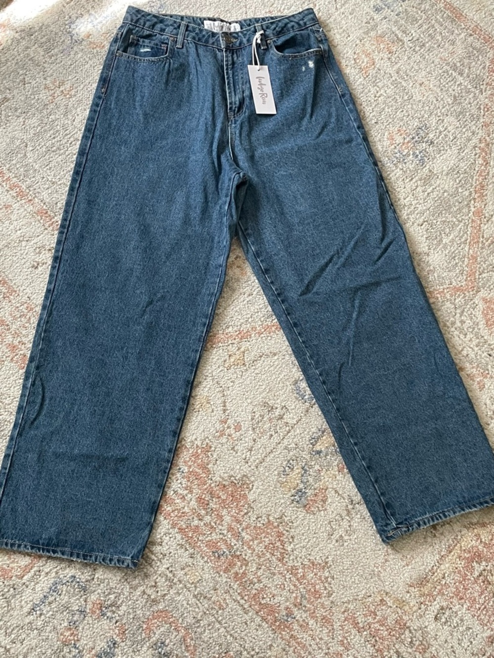 NWT-Indigo Rein Dad Fit SUPER High Rise Jeans-Size 15 - Picture 5 of 5